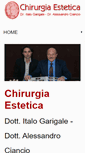 Mobile Screenshot of chirurgiaestetica-garigale.it